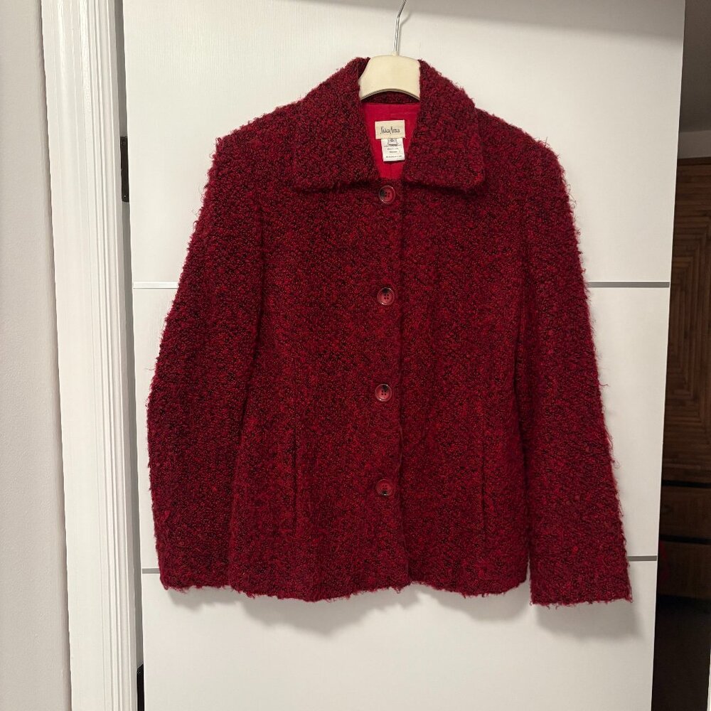 Neiman Marcus Cranberry Jacket